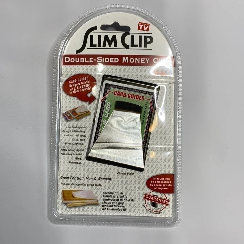 Slim Clip Double Sided Money Clips Bundle (5)